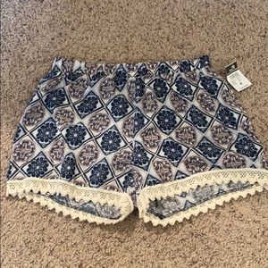 NWT Rue 21 Patterned Shorts
